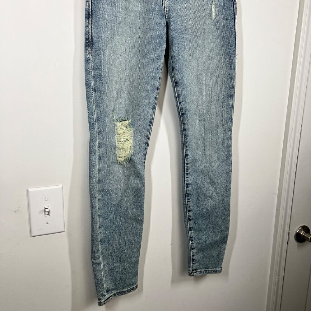 Rock & Republic Women's High Roller High Rise Skinny Jean Size 4 Blue Stretch - Picture 4 of 13